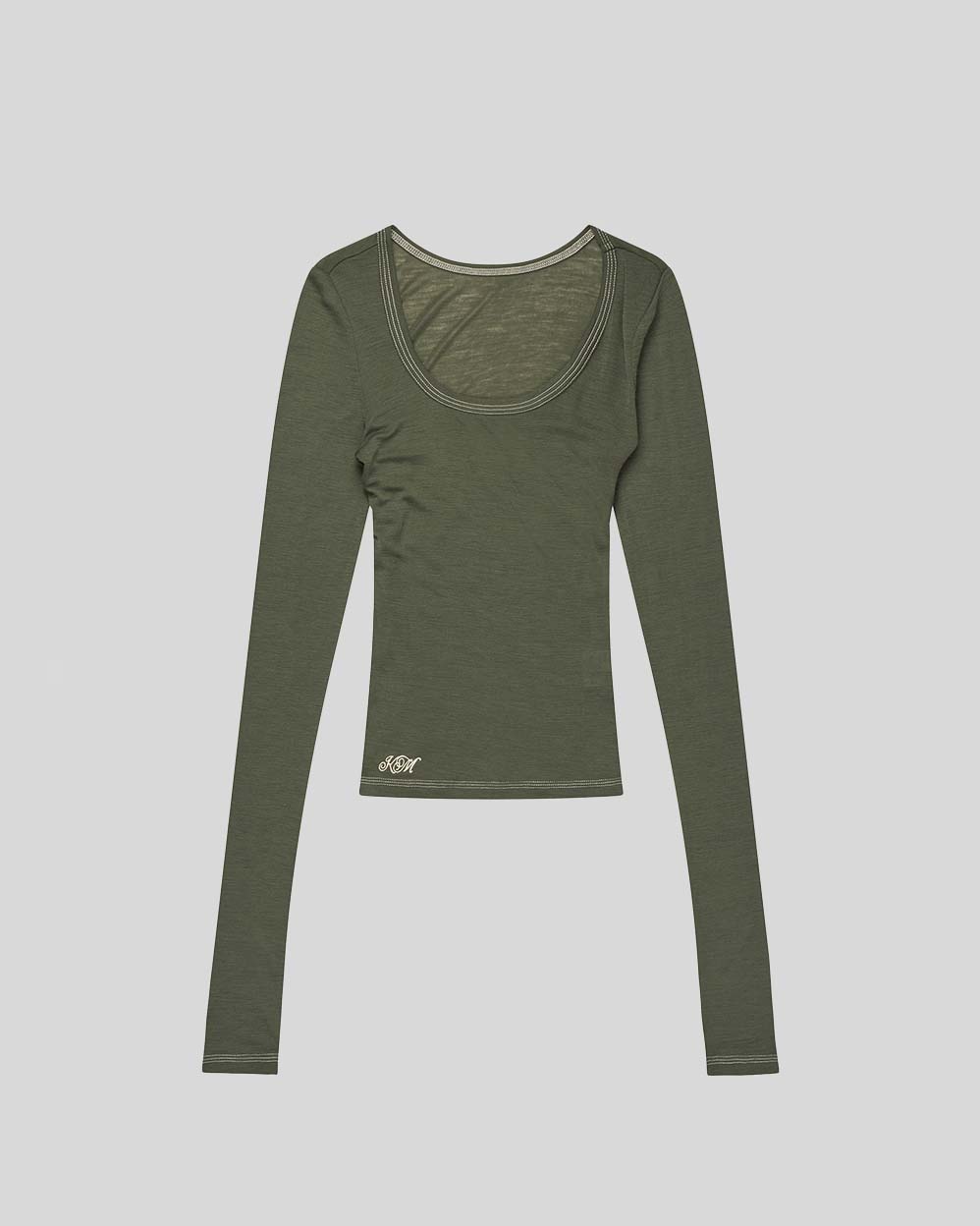 Kernemilk Olive Green Roga Blouse