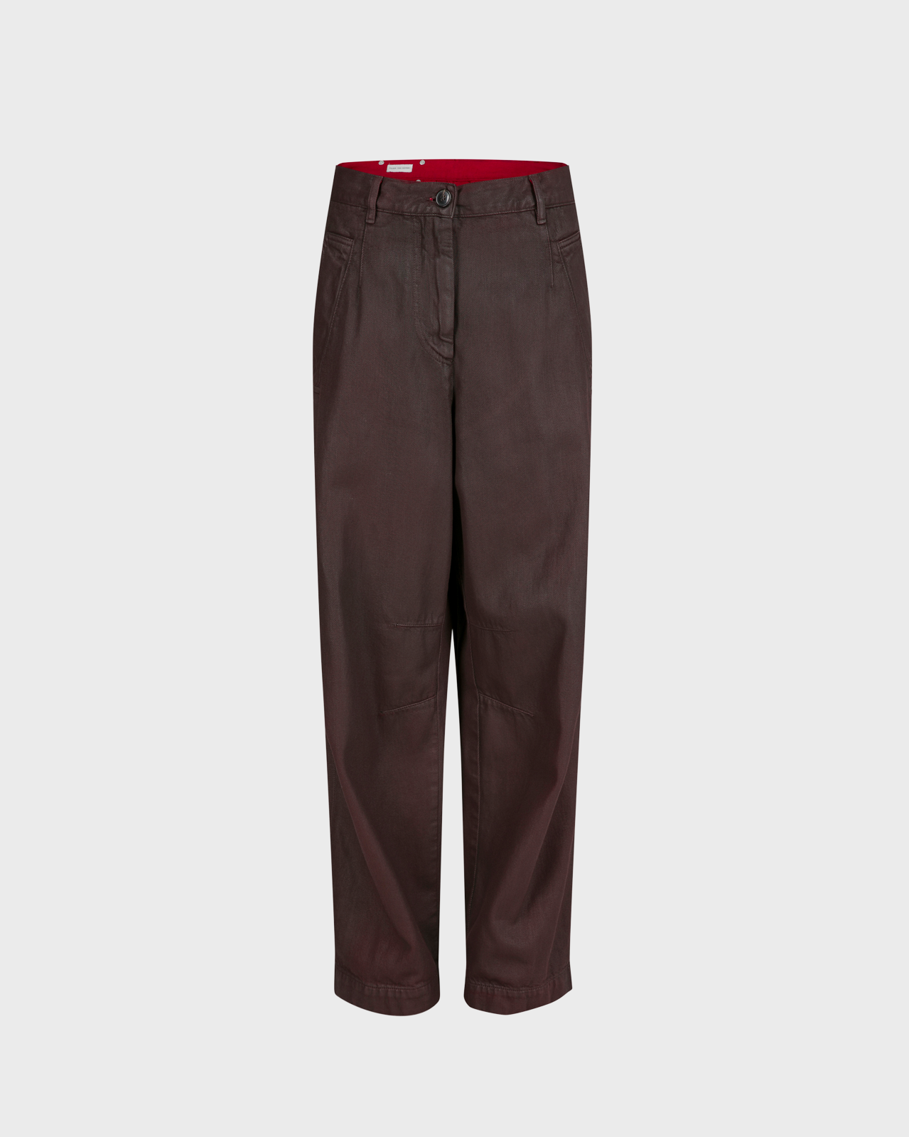 Dries Van Noten Burgendy Pincks Pants