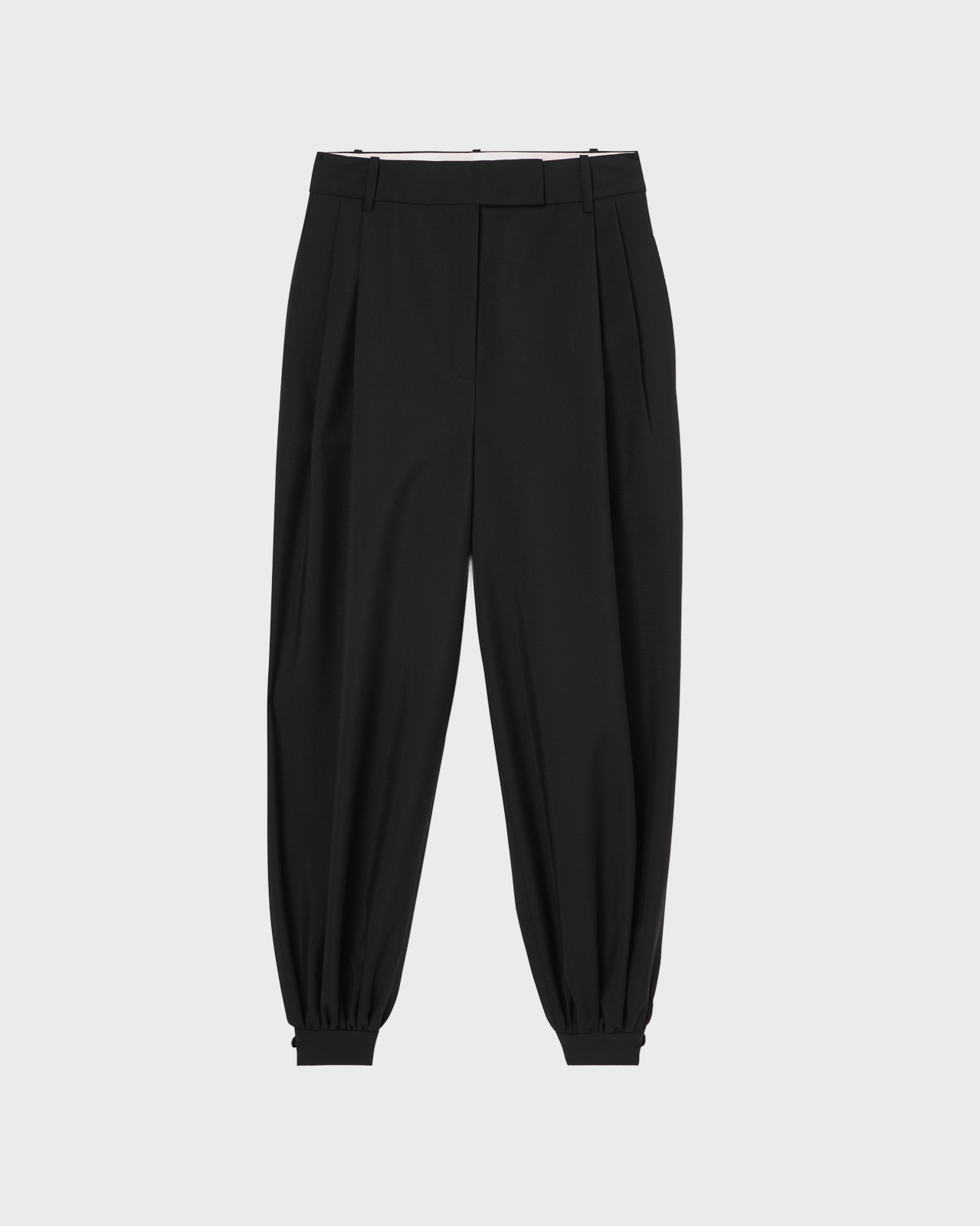 RÓHE Black Tailored Cuff Trousers