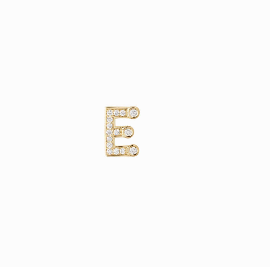 Sophie Bille Brahe Simple Letter E Earring