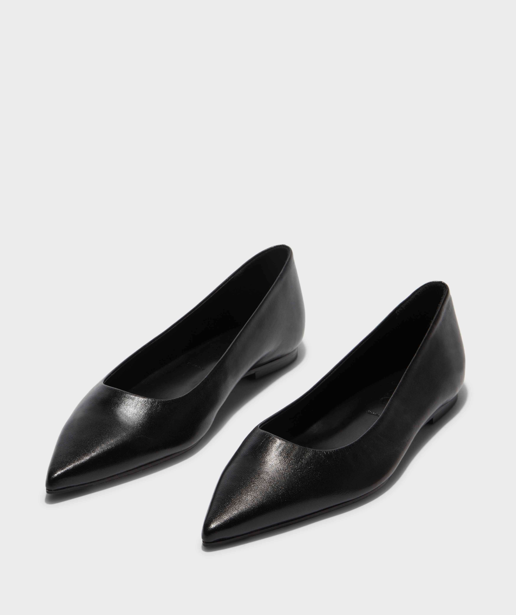 Aeyde Black Nappa Leather Cassy Flats