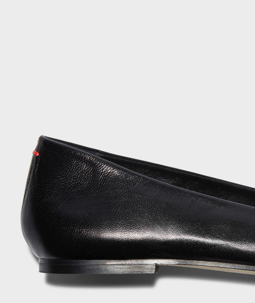 Aeyde Black Nappa Leather Cassy Flats