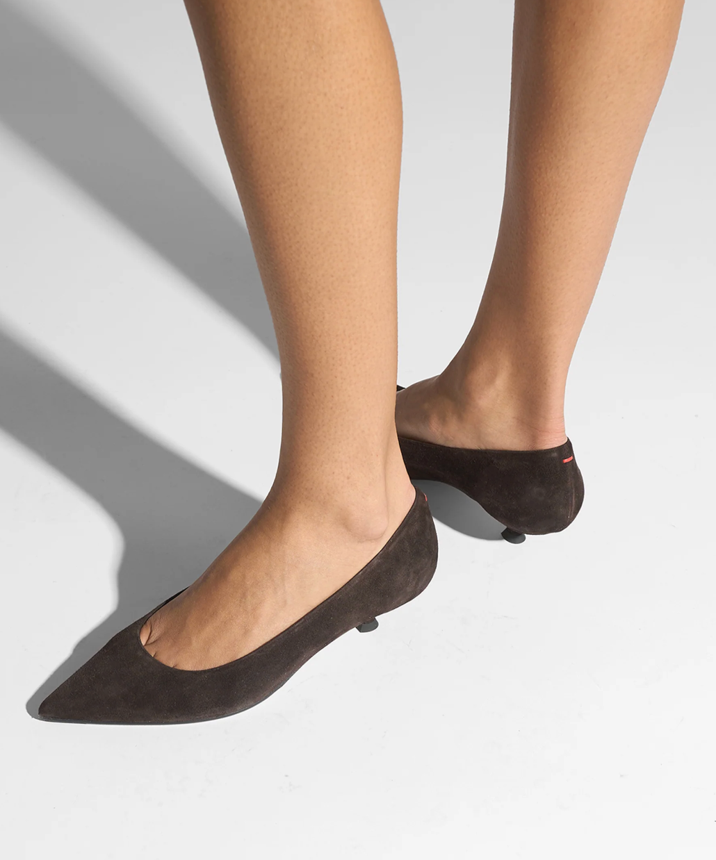 Aeyde Moka Cari Kid Suede Leather Pumps