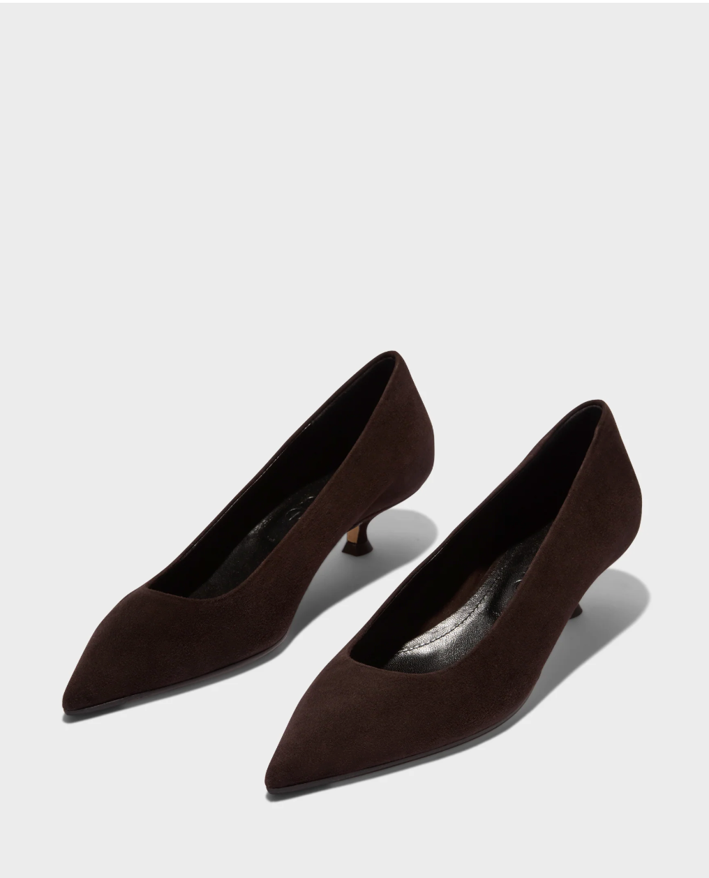 Aeyde Moka Cari Kid Suede Leather Pumps