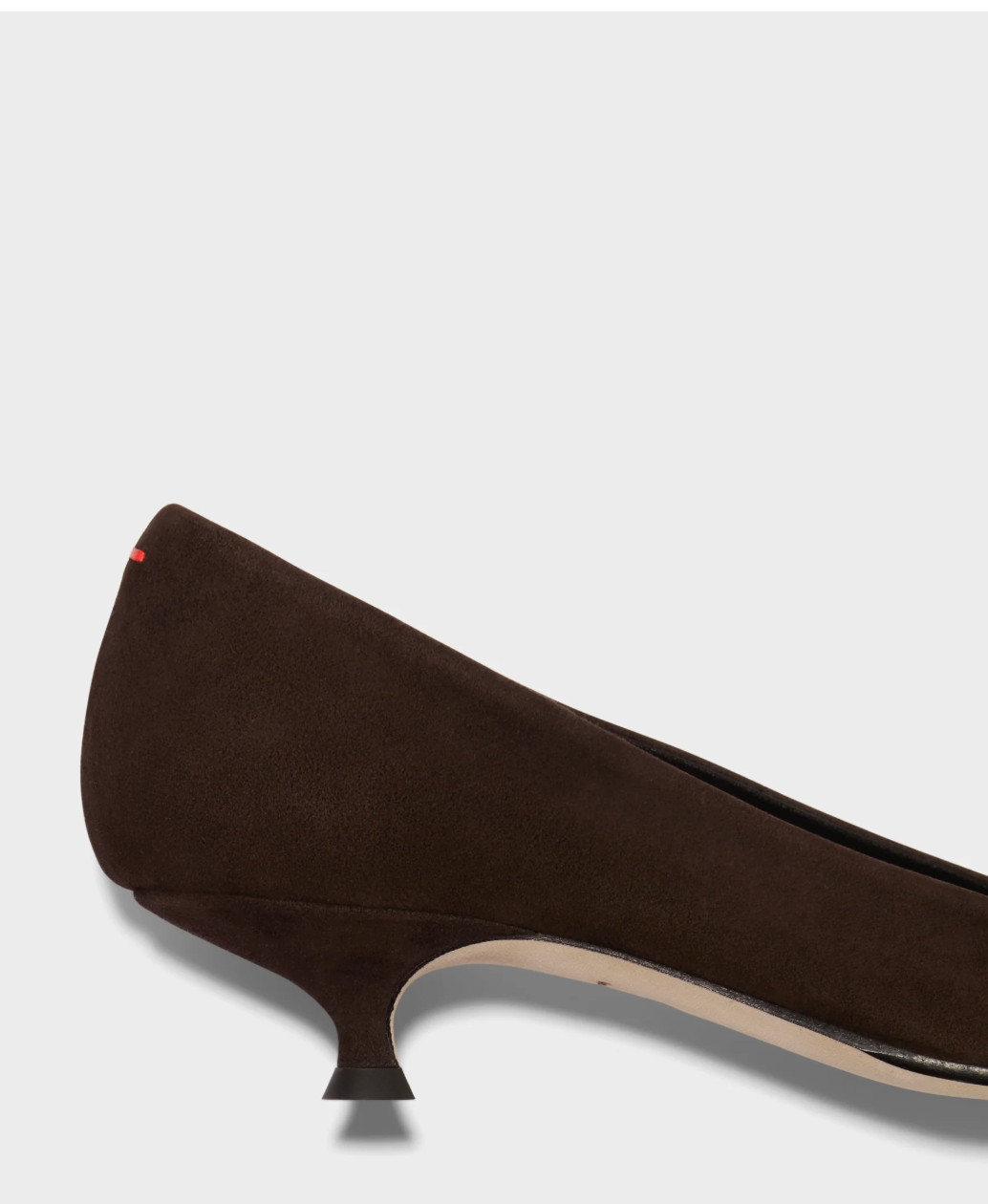 Aeyde Moka Cari Kid Suede Leather Pumps