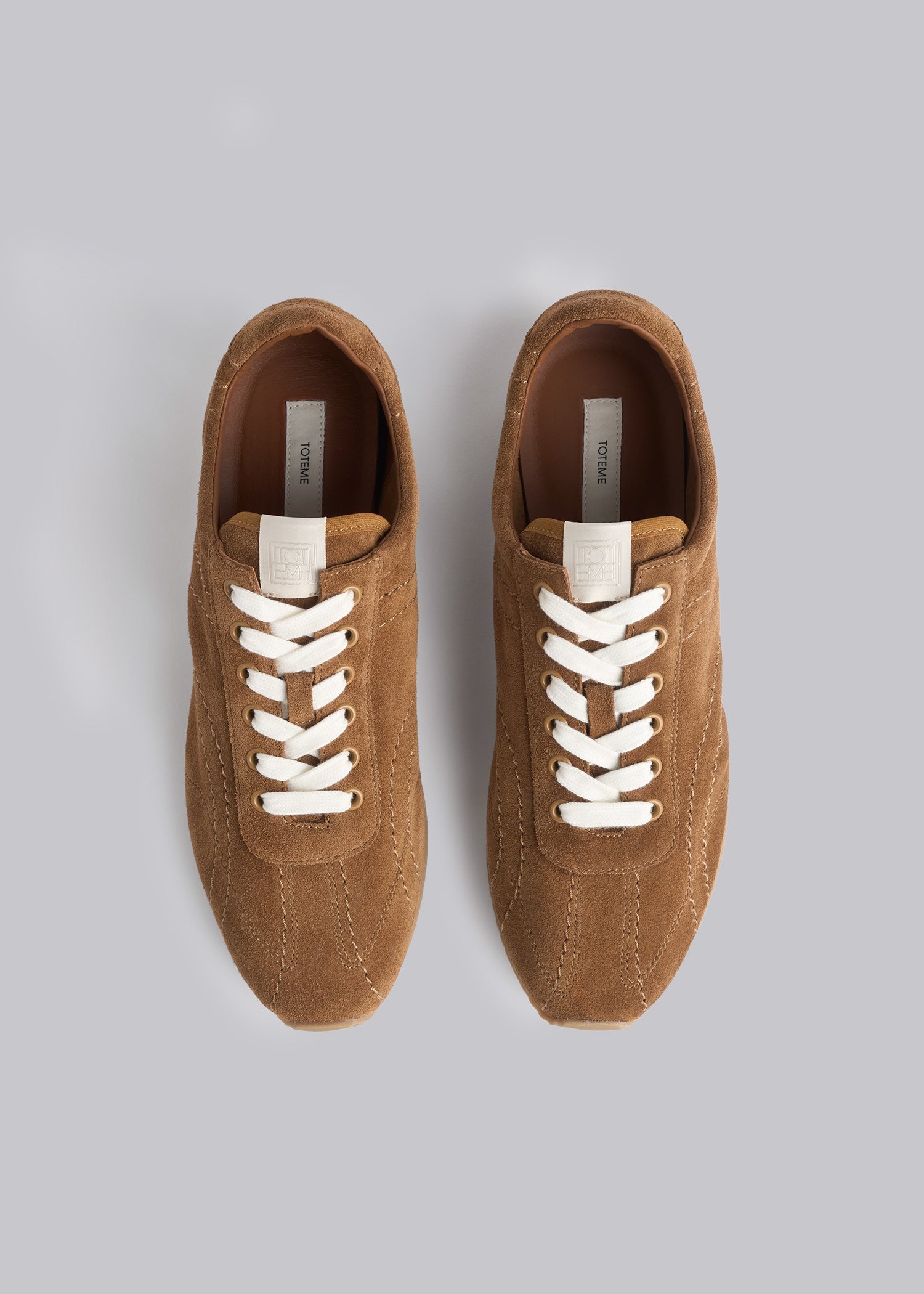 Toteme Copper Flex Suede Sneakers