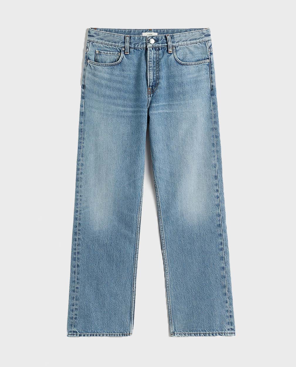 Toteme True Vintage Low Straight Denim Jeans
