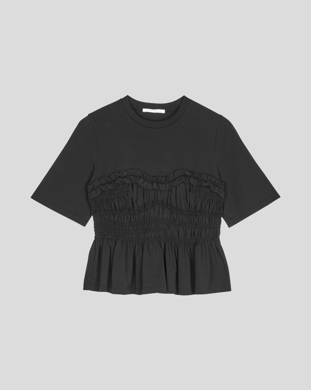 Cecilie Bahnsen Black Vilde T-Shirt Jersey