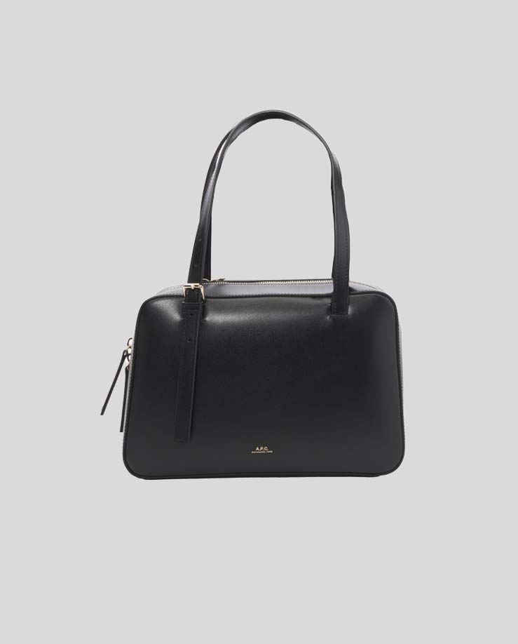 A.P.C Black Sac Virginie Box Bag