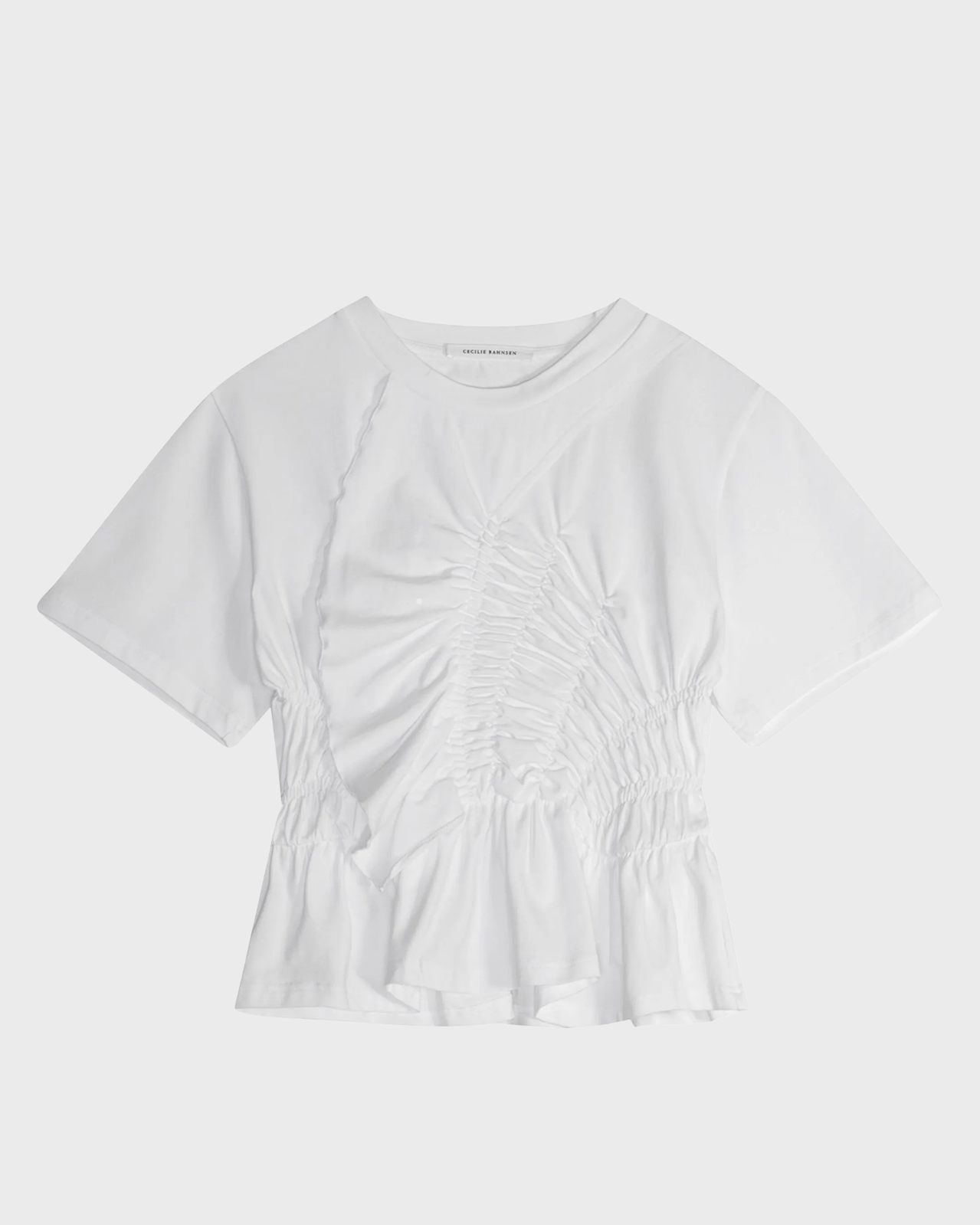 Cecilie Bahnsen White Jersey T-shirt