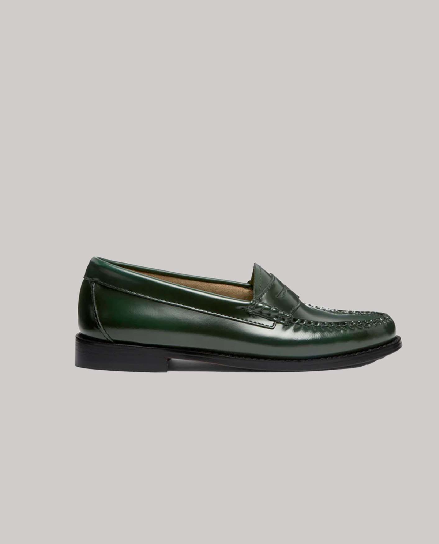 G.H Bass & Co. Weejuns Penny Loafers Dark Green
