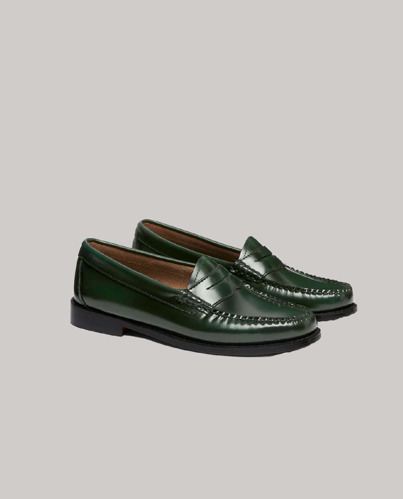 G.H Bass & Co. Weejuns Penny Loafers Dark Green