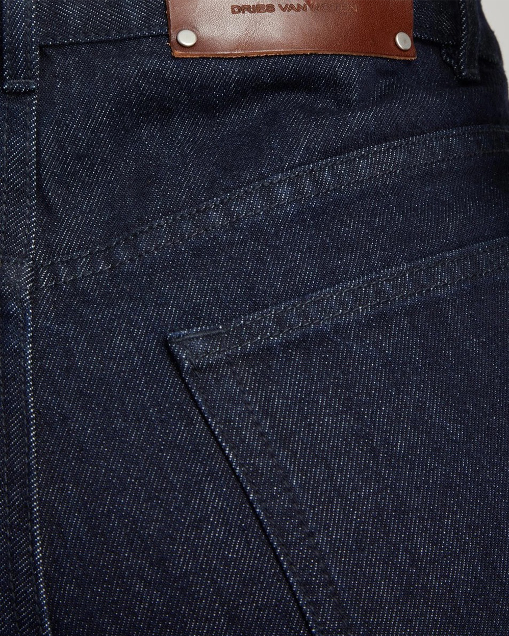Dries Van Noten Peyton Denim Indigo Pants