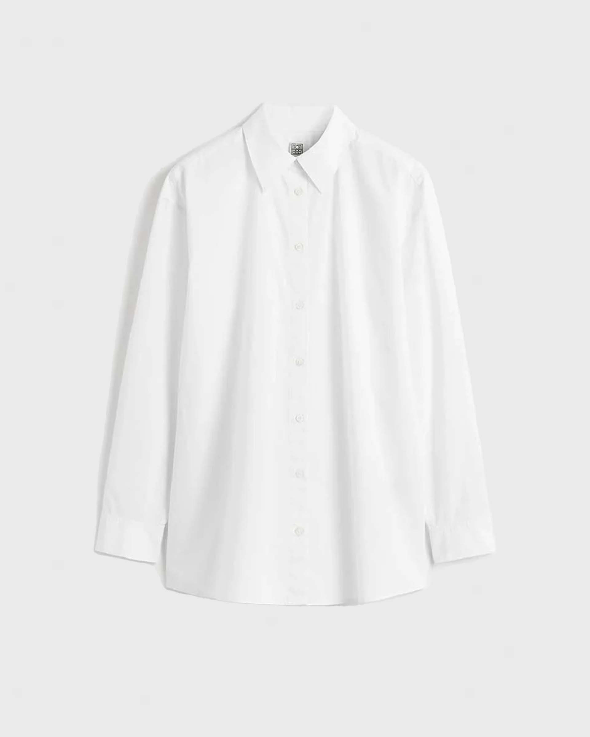 Toteme White Signature Cotton Shirt