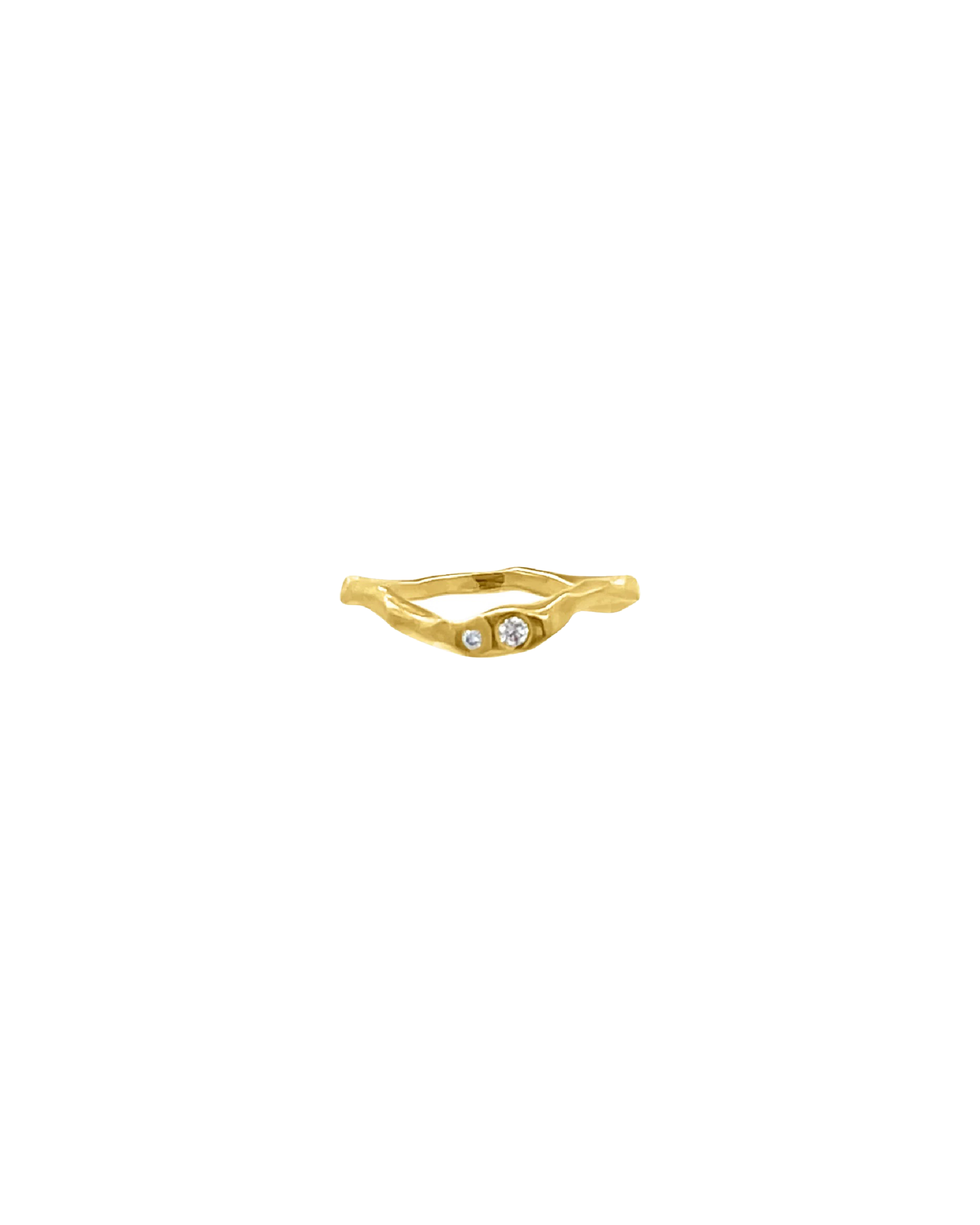 Sara Jin Mi Pure Two Diamonds Ring